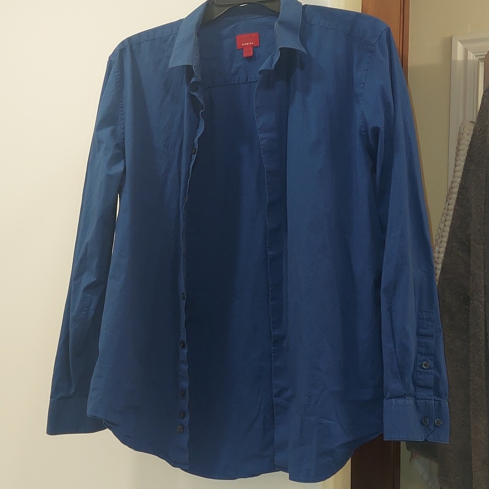 Alfani Men's Blue Dress Shirt